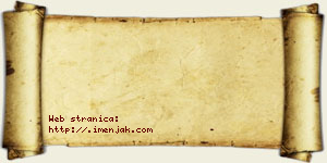 Jovana Blanuša vizit kartica